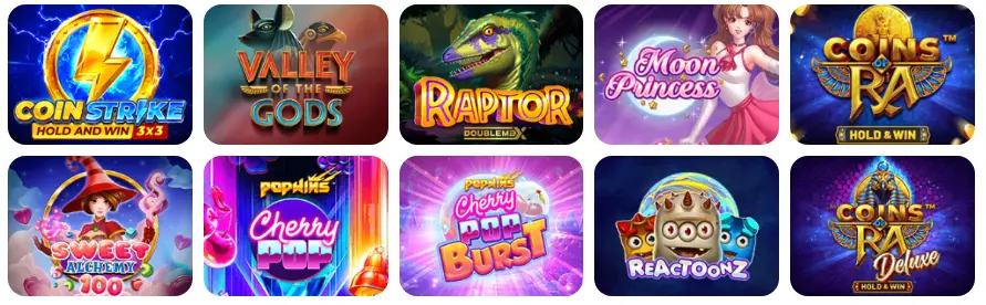 Sélection de machines à sous – thèmes variés, jackpots et nouvelles sorties